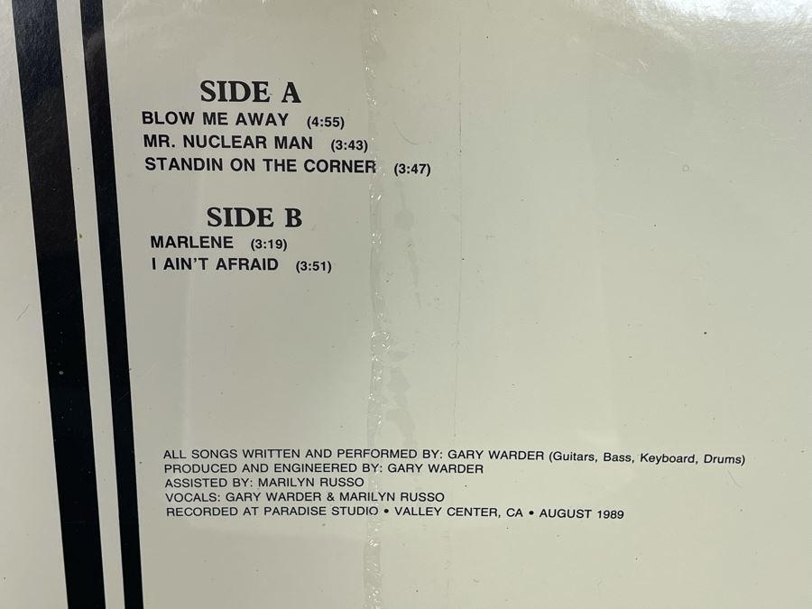 Collection Of 48 New Sealed Vinyl Records From Local 1989 Band Straight Goods - Gary Warder & Marilyn Russo [Photo 5]