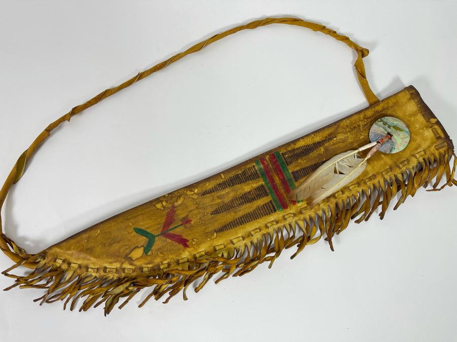 Handmade Leather Decorative Arrow Quiver 22L [Photo 2]