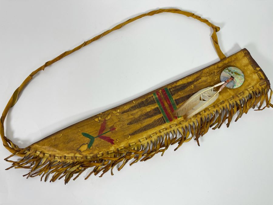 Handmade Leather Decorative Arrow Quiver 22L [Photo 3]