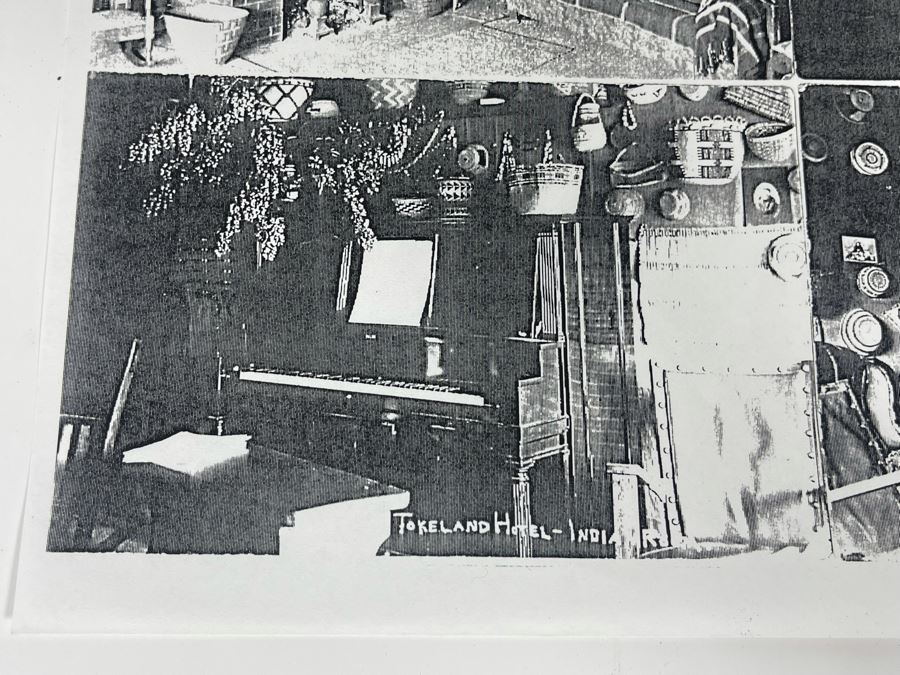 Antique Chehalis Indian Tribe Basketed Bottle From The Tokeland Hotel Collection 14H Retailed $225 [Photo 18]