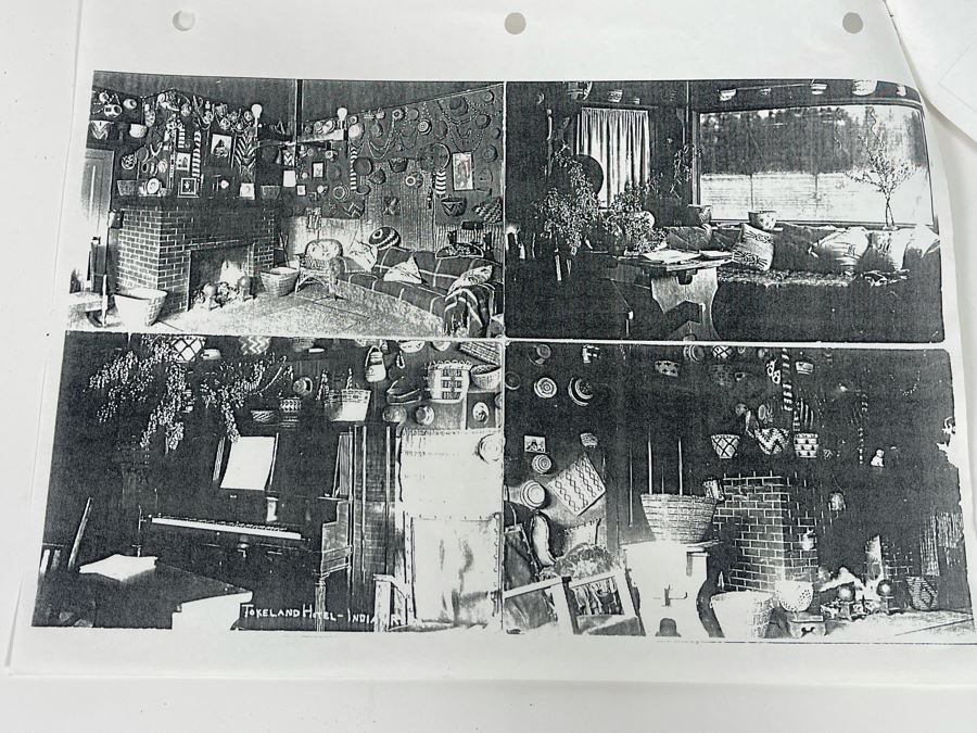 Antique Chehalis Indian Tribe Basketed Bottle From The Tokeland Hotel Collection 14H Retailed $225 [Photo 17]