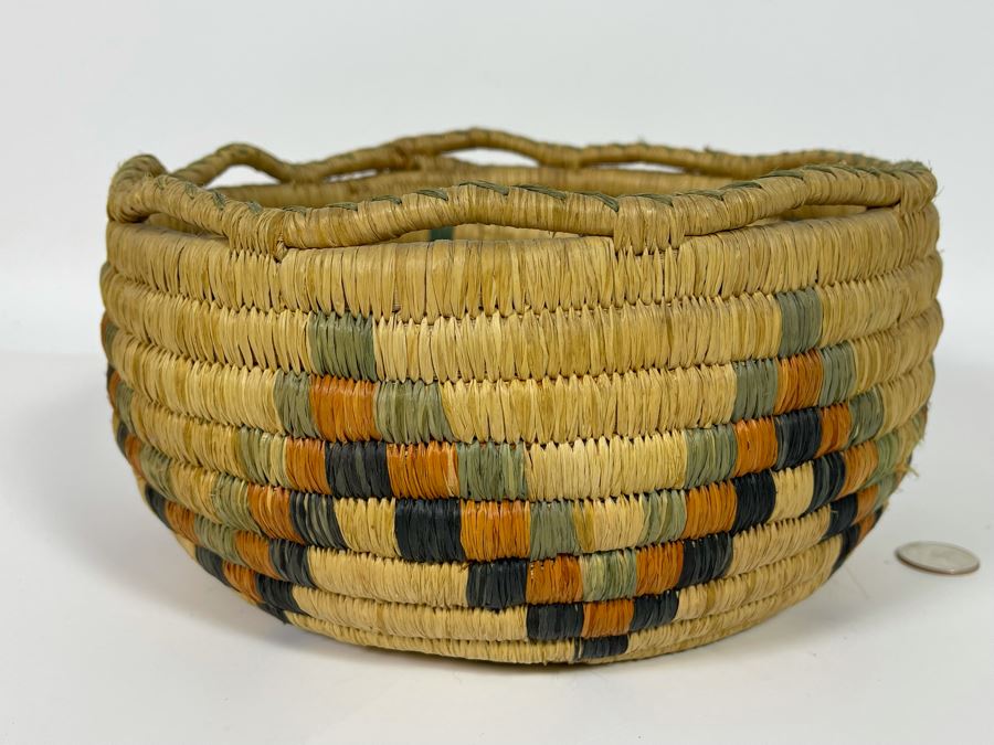 Vintage Native American Indian Basket 9W X 5H [Photo 2]