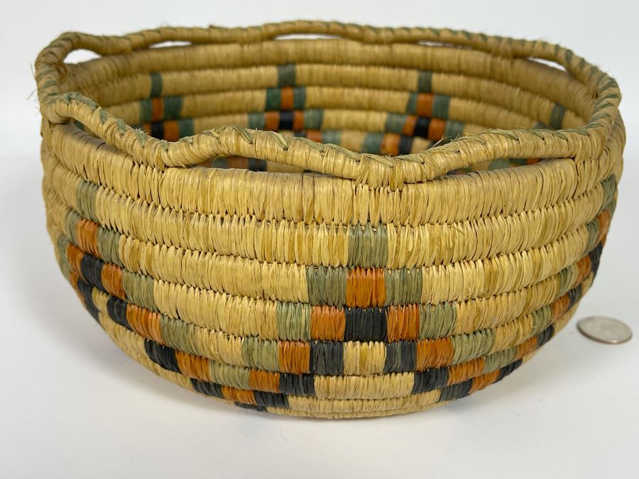 Vintage Native American Indian Basket 9W X 5H [Photo 10]