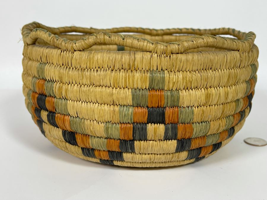 Vintage Native American Indian Basket 9W X 5H [Photo 8]