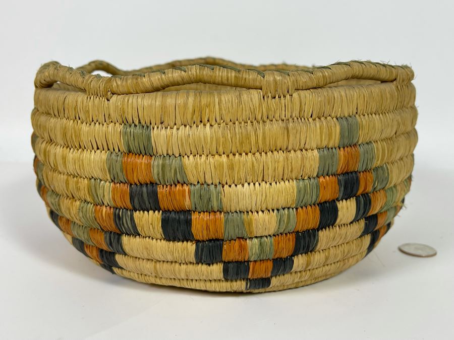 Vintage Native American Indian Basket 9W X 5H [Photo 3]