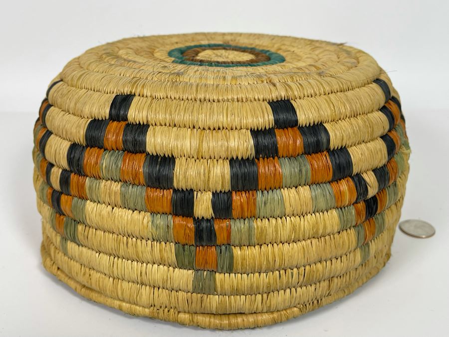 Vintage Native American Indian Basket 9W X 5H [Photo 11]