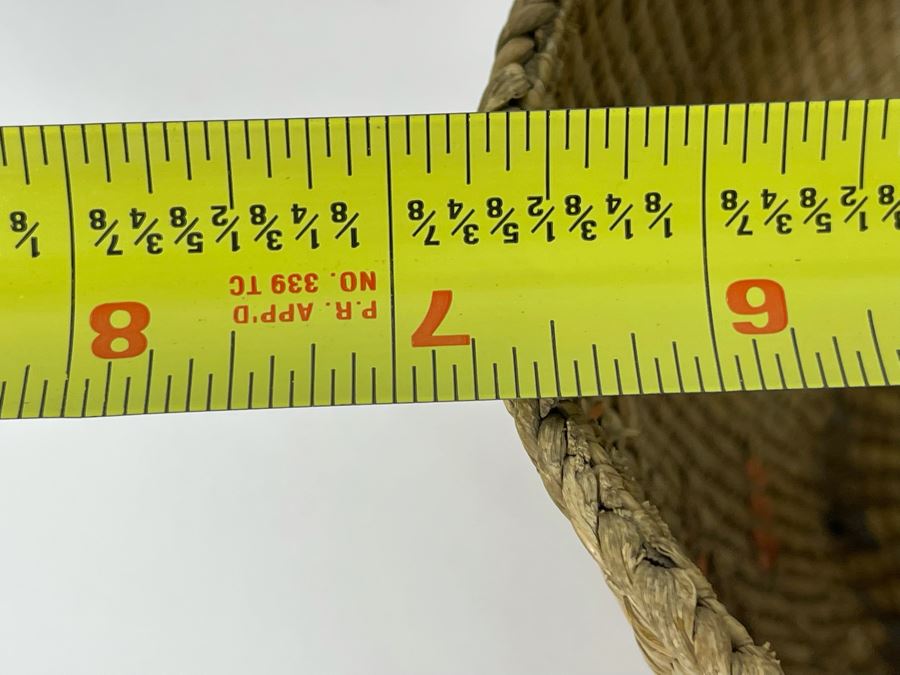 Vintage Quinault Indian Basket 7W X 3.5H [Photo 16]