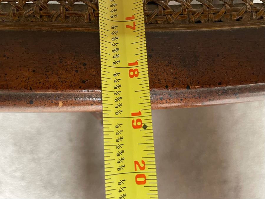 Vintage Century Chair Company Wooden Cane Back / Seat Settee Bench 50W X 19D X 37H [Photo 15]