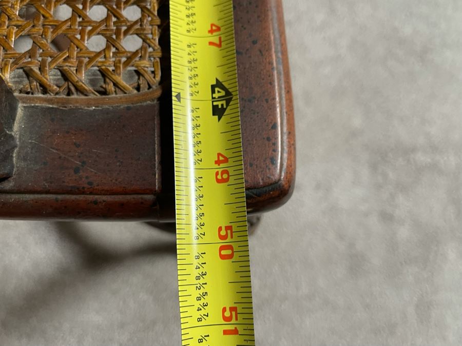 Vintage Century Chair Company Wooden Cane Back / Seat Settee Bench 50W X 19D X 37H [Photo 14]