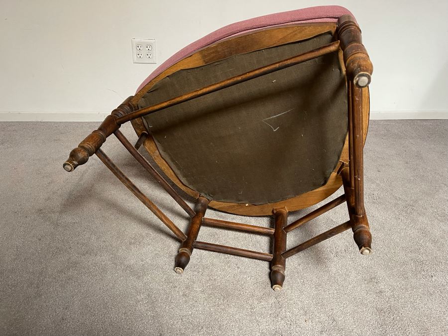 Vintage Wooden Armchair 29W X 25D X 42H [Photo 9]