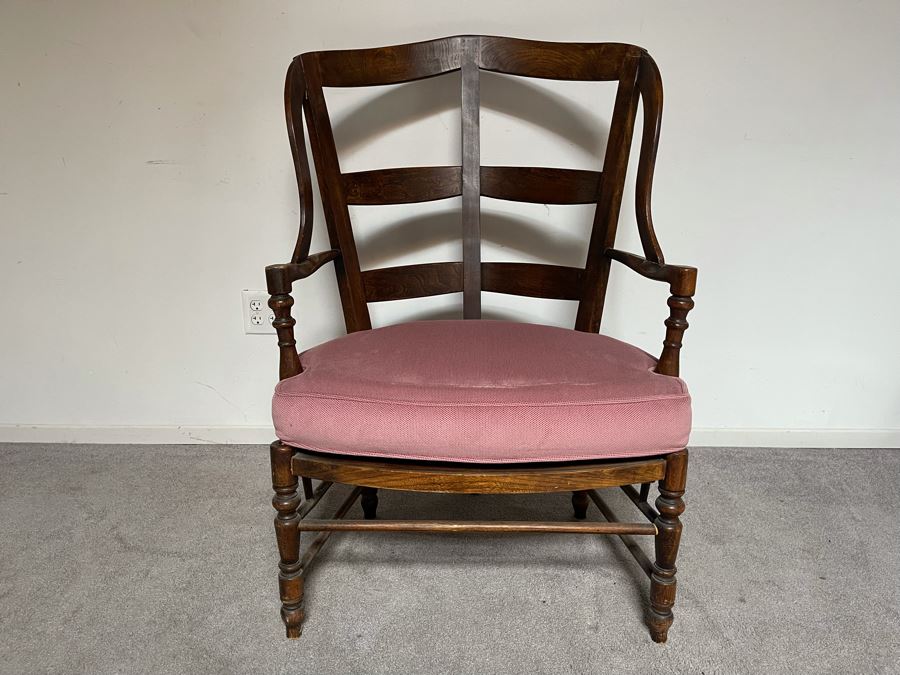 Vintage Wooden Armchair 29W X 25D X 42H [Photo 4]