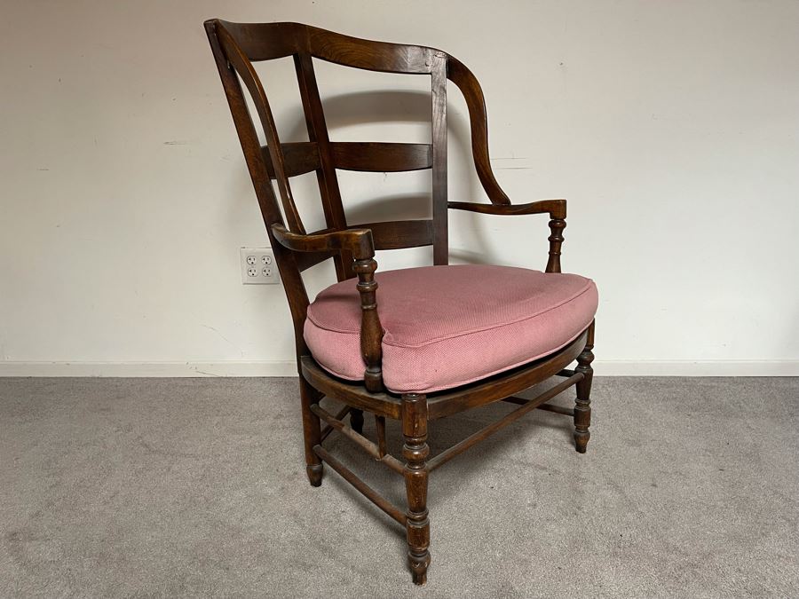 Vintage Wooden Armchair 29W X 25D X 42H [Photo 6]