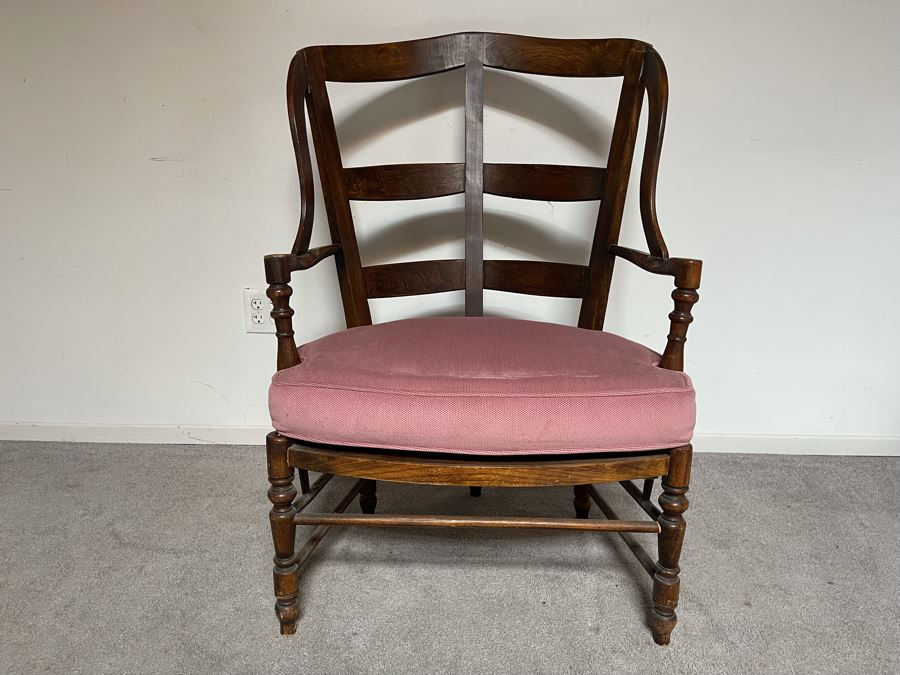 Vintage Wooden Armchair 29W X 25D X 42H [Photo 3]