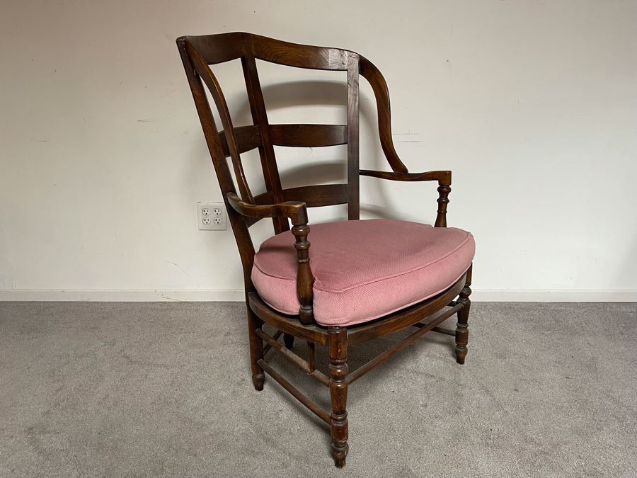 Vintage Wooden Armchair 29W X 25D X 42H [Photo 5]