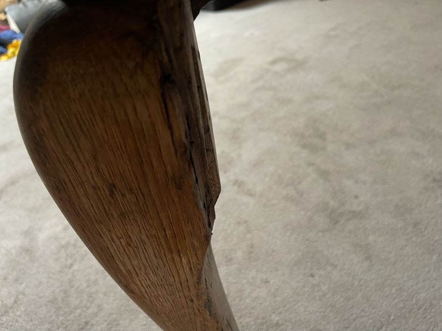 Antique Two-Piece Wooden Corner Cabinet 37W X 23D X 74H [Photo 15]