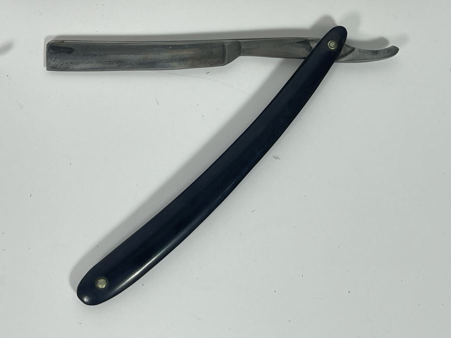 Antique English Gentleman’s Sea Captain’s Ship Pedestal Washstand With (3) Vintage Straight Razors 24W X 22D X 38H [Photo 20]