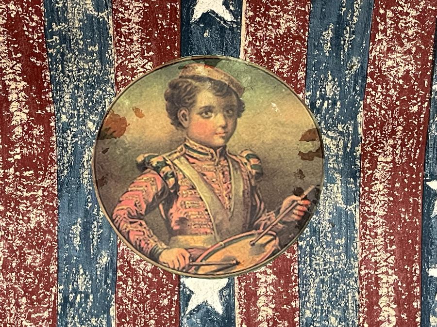 Vintage Domed Wood And Metal Trunk 27W X 16D X 20H [Photo 8]