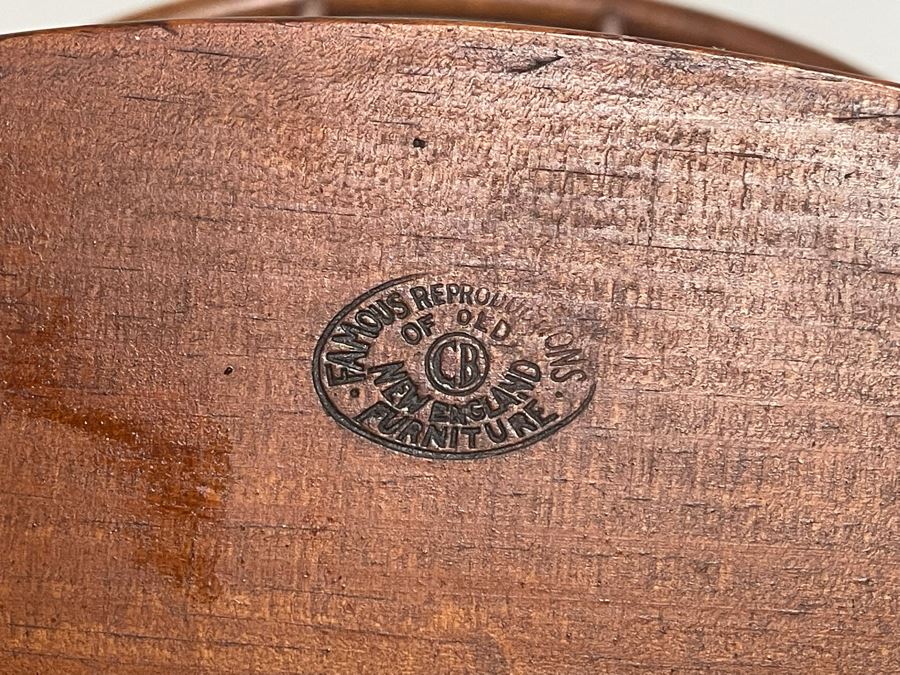 Vintage Brace Back Windsor Armchair Famous Reproductions Of Old New England Furniture By CB 27W X 20D X 34H [Photo 10]