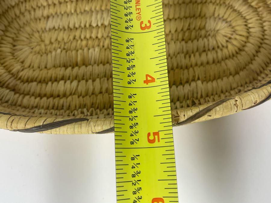 Vintage Native American Indian Papago Woven Basket 8W X 4.5D [Photo 9]