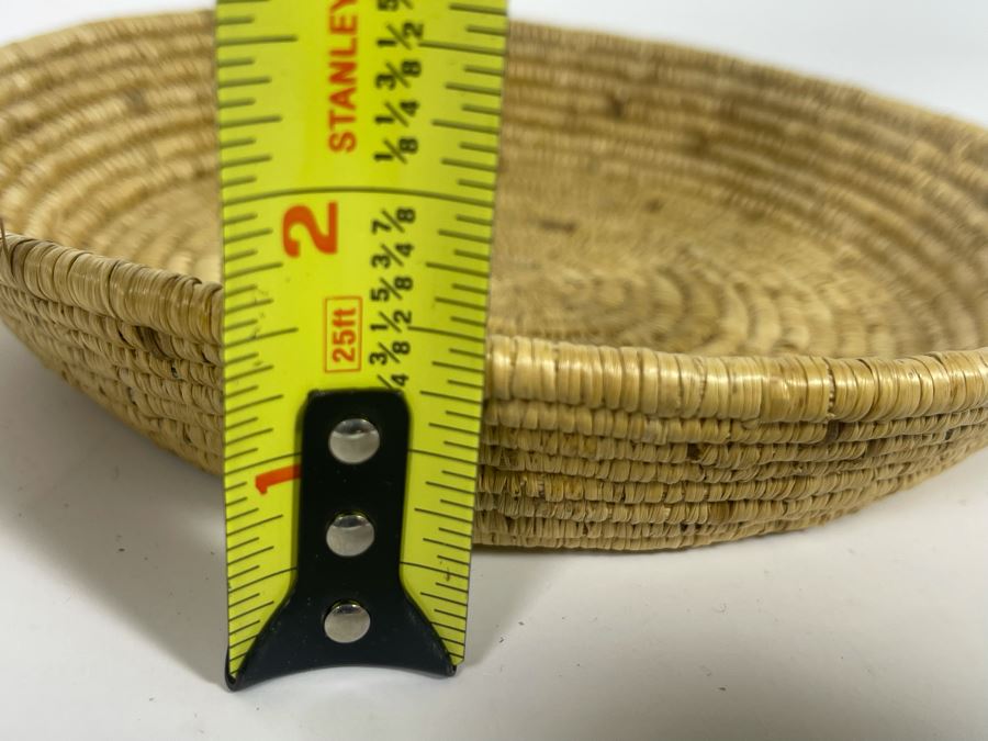 Vintage Native American Indian Papago Basket 8R X 1.5H [Photo 10]