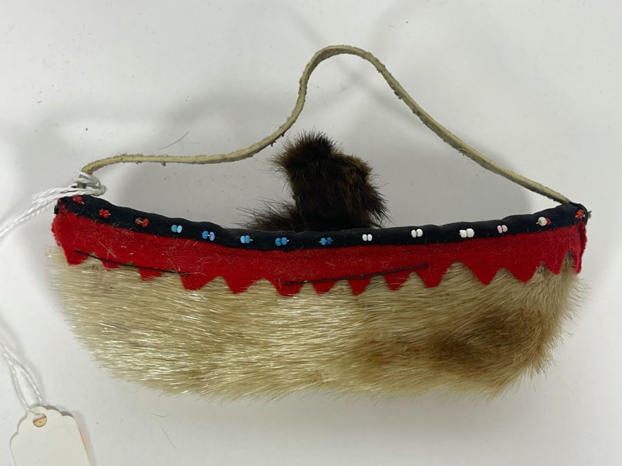 Vintage Toy Canoe Made Of Seal Nootka 6L [Photo 5]