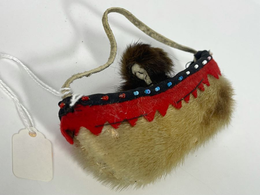 Vintage Toy Canoe Made Of Seal Nootka 6L [Photo 3]