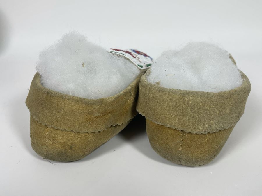 Vintage Native American Plains Indians Moccasins 9L [Photo 7]