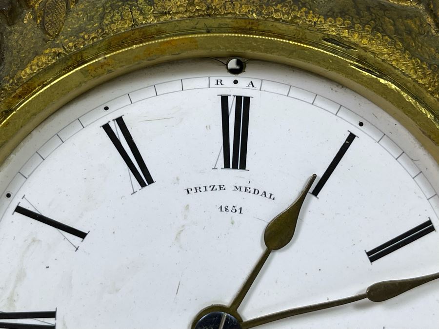 Antique French Gilt Bronze And Marble Mantle Clock Miroy Fres Brevetes Paris Prize Medal 1851 Needs Servicing 17W X 8D X 17H [Photo 6]