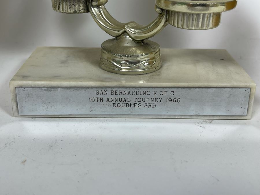 Vintage Wooden Bowling Pins And Bowling Trophies [Photo 10]