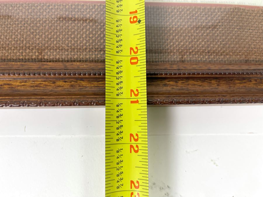 The Battle Of Manila Fought By Rear Admiral Dewey Lithograph Framed In Excellent Condition Copyright 1898 By Muller, Luchsinger & Co New York 19 X 16 [Photo 19]