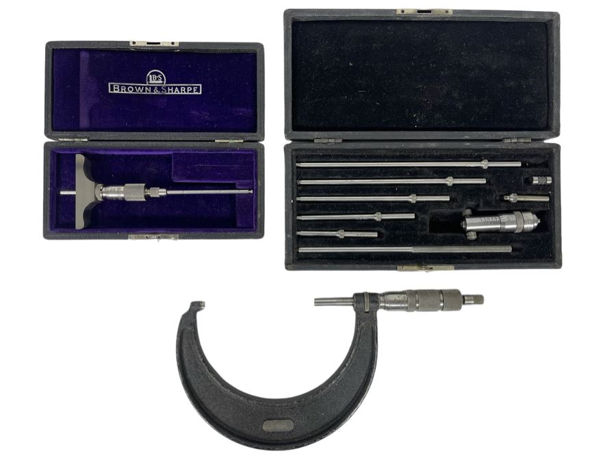 Vintage Engineering Measuring Instruments: The Lufkin Rule Co / Brown & Sharpe