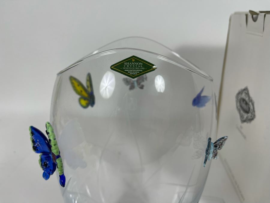 New Butterflies In Flight Vase By Shannon Crystal Godinger [Photo 7]