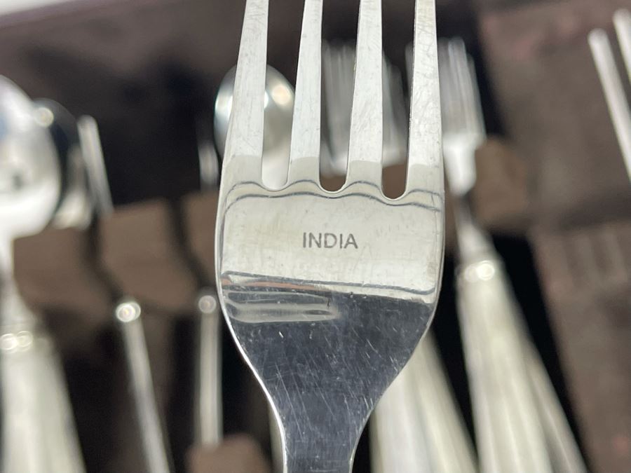 Stainless Steel Flatware Service Made In India [Photo 4]