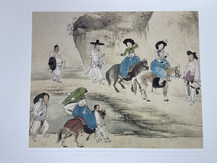 Chinese Genre Paintings Print 2015 Calendar From Samsung [Photo 10]