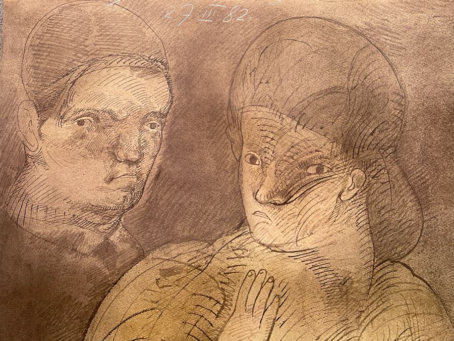 Hand-signed Jose Luis Cuevas (1934-2017, Mexico) 1979 Tasende Gallery La Jolla, CA Poster 24 X 32 [Photo 4]