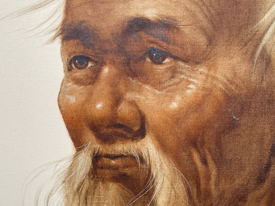 Original Chotai Yonaha (1933-2008) Japanese Painting (Okinawa, Japan) Nicely Framed Vintage 1974 20 X 24 [Photo 9]