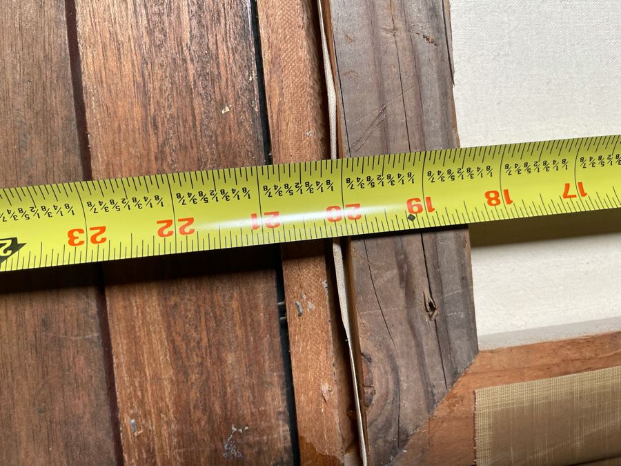 Original Chotai Yonaha (1933-2008) Japanese Painting (Okinawa, Japan) Nicely Framed Vintage 1974 20 X 24 [Photo 13]