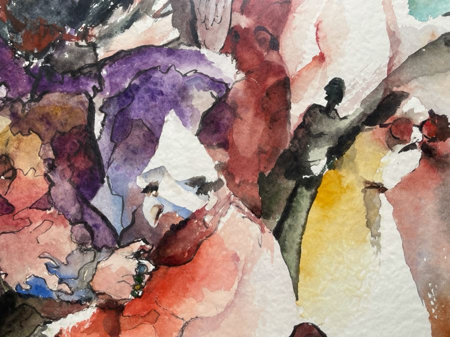 Original 1979 Signed Watercolor Painting 12 X 16 [Photo 7]