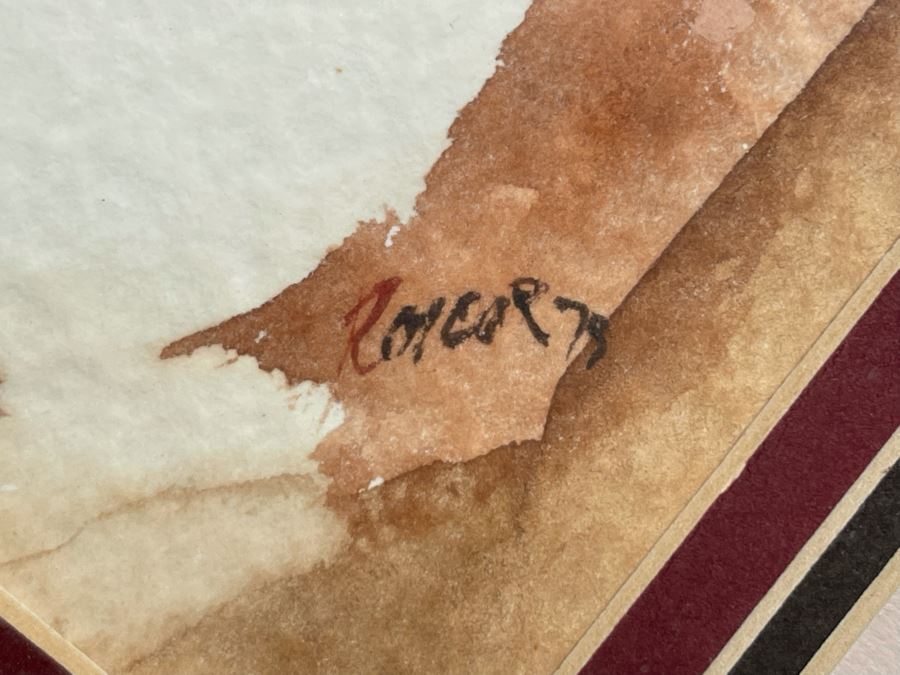 Original 1979 Signed Watercolor Painting 12 X 16 [Photo 12]