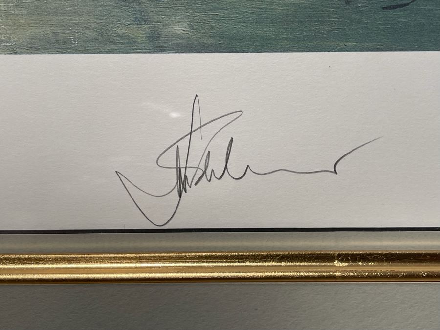 John Stobart Limited Edition Print Titled “Savannah - Moonlight Over The Savannah River In 1850” Signed By Artist 33 X 22 [Photo 13]