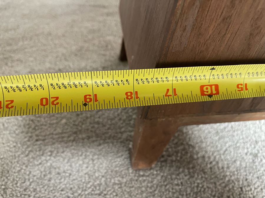 Mid-Century German Junghans Grandmother Clock Stained Oak 18W X 9.5D X 64H [Photo 16]