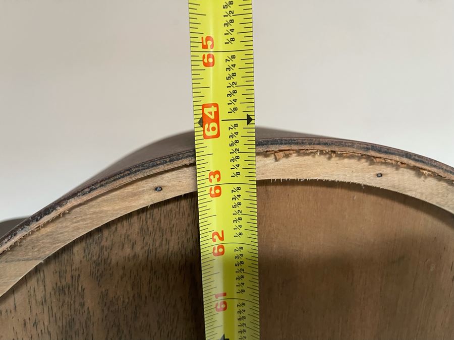 Mid-Century German Junghans Grandmother Clock Stained Oak 18W X 9.5D X 64H [Photo 18]