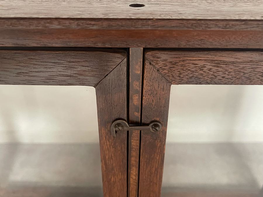 Oak Display Cabinet With Glass On All Sides (No Shelves) 36.5W X 16D X 27H [Photo 4]