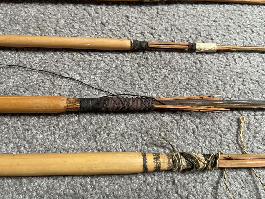 Vintage Native American Indian Bow And Various Hunting Arrows [Photo 14]