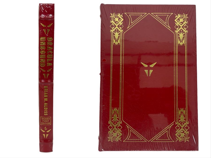 Sealed Signed First Edition Easton Press Book Dracula Unbound By Brian W. Aldiss [Photo 1]