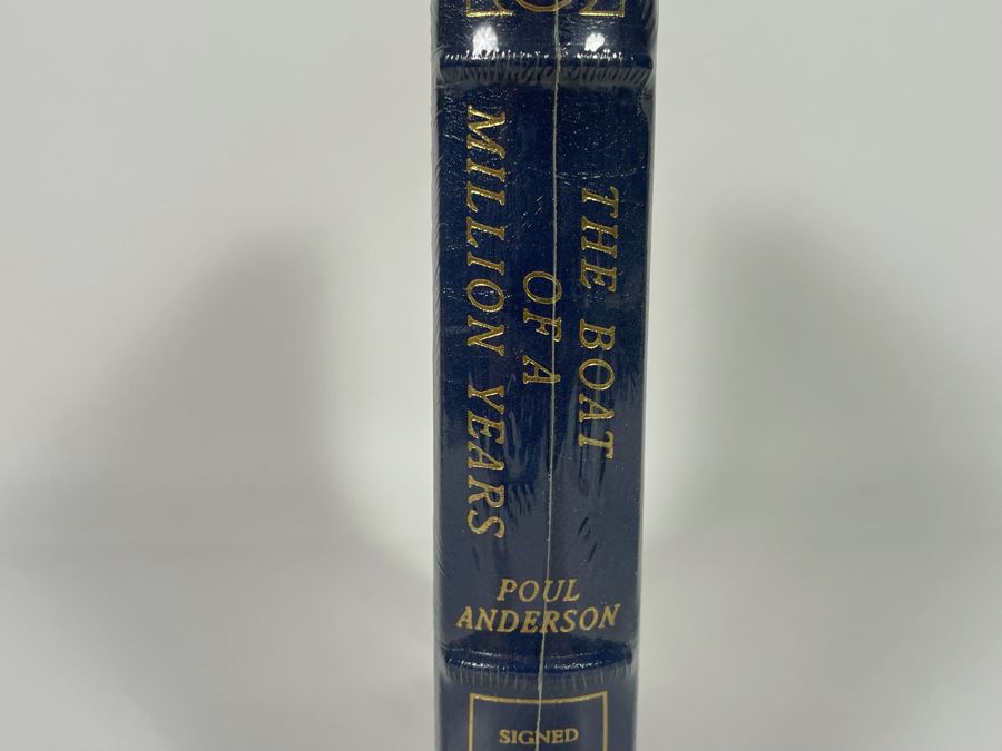 Sealed Signed First Edition Easton Press Book The Boat Of A Million Years By Paul Anderson [Photo 4]