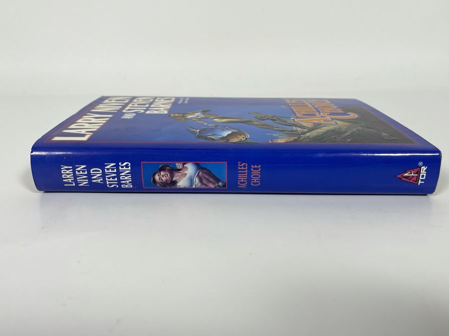 Signed First Edition Hardcover Book Achilles’ Choice By Larry Niven [Photo 3]