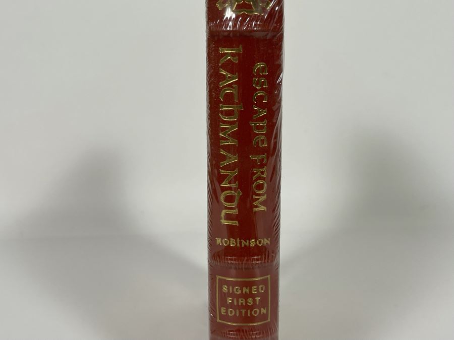 Sealed Signed First Edition Easton Press Book Escape From Kathmandu By Kim S. Robinson [Photo 5]