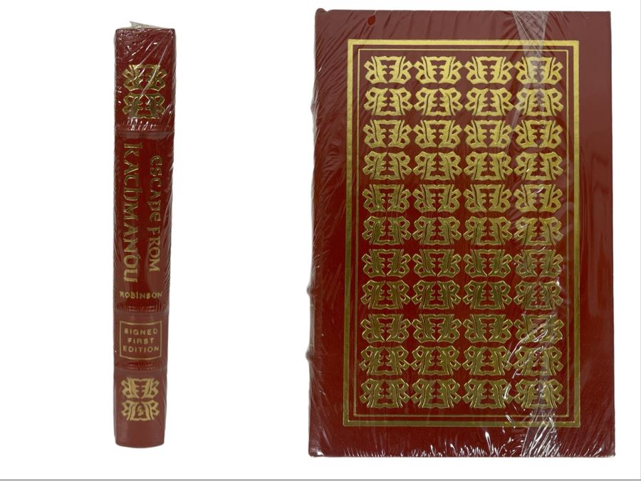 Sealed Signed First Edition Easton Press Book Escape From Kathmandu By Kim S. Robinson [Photo 1]