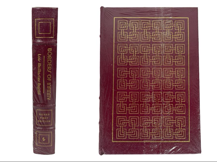 Sealed Signed First Edition Easton Press Book Borders Of Infinity By Lois McMaster Bujold
